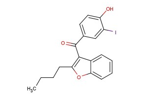 (2-butylbenzofuran-3-yl)(4-hydroxy-3-iodophenyl)methanone