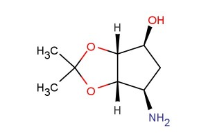 (3aR,4S,6R,6aS)-6-aminotetrahydro-2,2-dimethyl-4H-cyclopenta-1,3-dioxol-4-ol