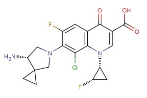 7-((S)-7-amino-5-azaspiro[2.4]heptan-5-yl)-8-chloro-6-fluoro-1-((1R,2S)-2-fluorocyclopropyl)-4-oxo-1,4-dihydroquinoline-3-carboxylic acid