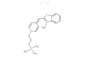 3-methyl-2-((1-(3-(trimethylAmmonio)propyl)pyridin-4(1H)-ylidene)methyl)benzo[d]oxazol-3-ium iodide