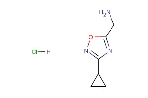 (3-cyclopropyl-1,2,4-oxadiazol-5-yl)methanamine hydrochloride