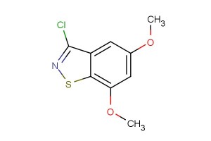 3-chloro-5,7-dimethoxybenzo[d]isothiazole