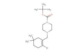 tert-butyl 4-((2-bromo-5,5-dimethylcyclohex-1-enyl)methyl)piperazine-1-carboxylate