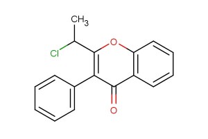 2-(1-chloroethyl)-3-phenyl-4H-chromen-4-one