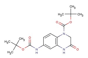 tert-butyl 6-(tert-butoxycarbonylamino)-3-oxo-3,4-dihydroquinoxaline-1(2H)-carboxylate