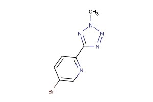 5-bromo-2-(2-methyl-2H-tetrazol-5-yl)pyridine