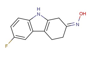 (Z)-6-fluoro-3,4-dihydro-1H-carbazol-2(9H)-one oxime