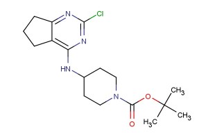 tert-butyl 4-(2-chloro-6,7-dihydro-5H-cyclopenta[d]pyrimidin-4-ylamino)piperidine-1-carboxylate