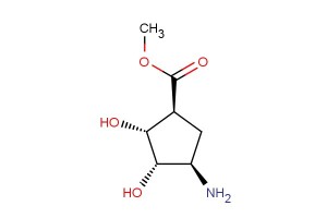 methyl (1S,2R,3S,4R)-4-amino-2,3-dihydroxycyclopentane-1-carboxylate