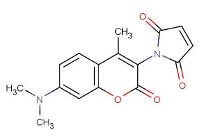 N-(7-dimethylamino-4-methyl-3-coumarinyl)maleimide
