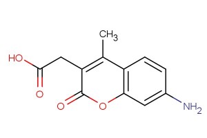 7-amino-4-methyl-3-coumarinylacetic acid