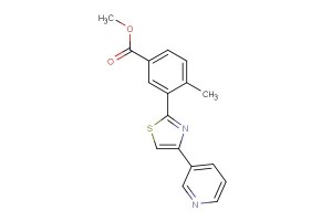 methyl 4-methyl-3-(4-(pyridin-3-yl)thiazol-2-yl)benzoate