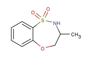 3-methyl-3,4-dihydro-2H-benzo[b][1,4,5]oxathiazepine 1,1-dioxide