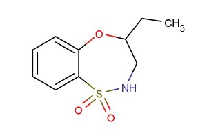4-ethyl-3,4-dihydro-2H-benzo[b][1,4,5]oxathiazepine 1,1-dioxide