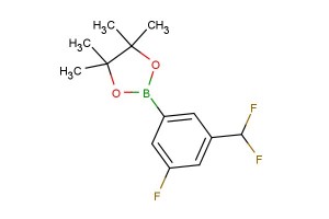 2-(3-(difluoromethyl)-5-fluorophenyl)-4,4,5,5-tetramethyl-1,3,2-dioxaborolane