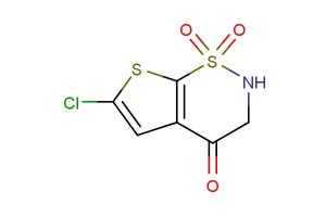 6-chloro-2H-thieno[3,2-e][1,2]thiazin-4(3H)-one 1,1-dioxide