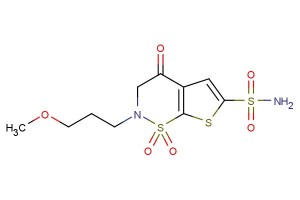 2-(3-methoxypropyl)-4-oxo-3,4-dihydro-2H-thieno[3,2-e][1,2]thiazine-6-sulfonamide 1,1-dioxide