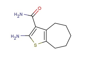 2-amino-5,6,7,8-tetrahydro-4H-cyclohepta[b]thiophene-3-carboxamide