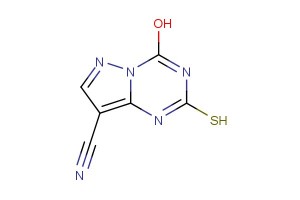 4-hydroxy-2-mercaptopyrazolo[1,5-a][1,3,5]triazine-8-carbonitrile