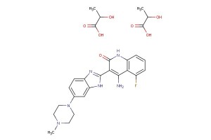 Dovitinib (TKI-258) dilactic acid