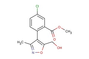 methyl 5-chloro-2-(5-(hydroxymethyl)-3-methylisoxazol-4-yl)benzoate