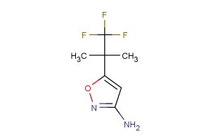 5-(1,1,1-trifluoro-2-methylpropan-2-yl)isoxazol-3-amine