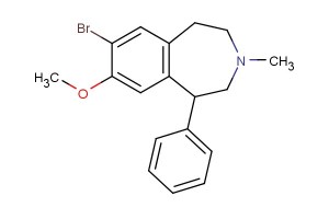 7-bromo-8-methoxy-3-methyl-1-phenyl-2,3,4,5-tetrahydro-1H-benzo[d]azepine