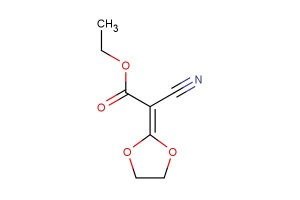 ethyl 2-cyano-2-(1,3-dioxolan-2-ylidene)acetate