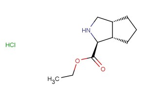 ethyl (1S,3aR,6aS)-octahydrocyclopenta[c]pyrrole-1-carboxylate hydrochloride