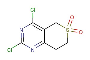 2,4-dichloro-7,8-dihydro-5H-thiopyrano[4,3-d]pyrimidine 6,6-dioxide
