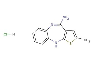 2-methyl-10H-benzo[b]thieno[2,3-e][1,4]diazepin-4-amine hydrochloride