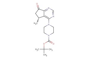 tert-butyl 4-((R)-6,7-dihydro-5-methyl-7-oxo-5H-cyclopenta[d]pyrimidin-4-yl)piperazine-1-carboxylate