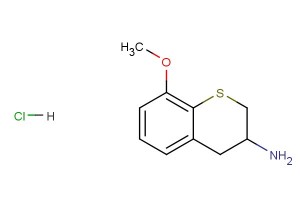 8-methoxy-3,4-dihydro-2H-1-benzothiopyran-3-amine hydrochloride