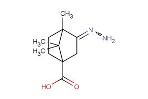 3-hydrazinylidene-4,7,7-trimethylbicyclo[2.2.1]heptane-1-carboxylic acid