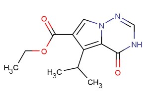 ethyl 4-oxo-5-(propan-2-yl)-3H,4H-pyrrolo[2,1-f][1,2,4]triazine-6-carboxylate