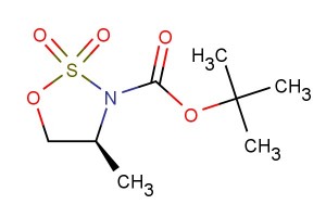 (S)-4-methyl-2,2-dioxo-[1,2,3]oxathiazolidine-3-carboxylic acid tert-butyl ester