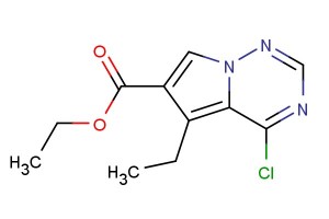 ethyl 4-chloro-5-ethylpyrrolo[2,1-f][1,2,4]triazine-6-carboxylate