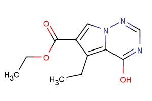 ethyl 5-ethyl-4-hydroxypyrrolo[2,1-f][1,2,4]triazine-6-carboxylate