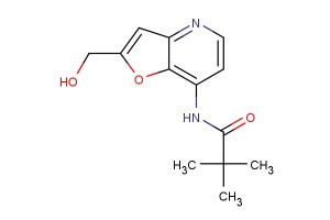 N-(2-(hydroxymethyl)furo[3,2-b]pyridin-7-yl)pivalamide