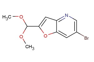 6-bromo-2-(dimethoxymethyl)furo[3,2-b]pyridine