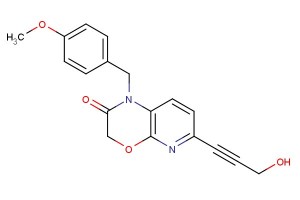 6-(3-hydroxyprop-1-ynyl)-1-(4-methoxybenzyl)-1H-pyrido[2,3-b][1,4]oxazin-2(3H)-one