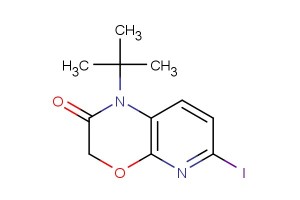 1-tert-butyl-6-iodo-1H-pyrido[2,3-b][1,4]oxazin-2(3H)-one