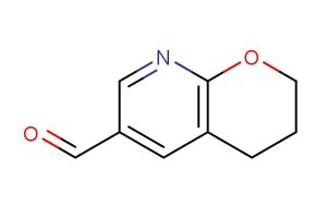 3,4-dihydro-2H-pyrano[2,3-b]pyridine-6-carbaldehyde