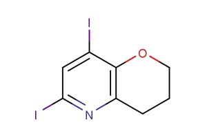6,8-diiodo-3,4-dihydro-2H-pyrano[3,2-b]pyridine