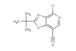2-(tert-butyl)-4-chlorooxazolo-[4,5-c]pyridine-7-carbonitrile
