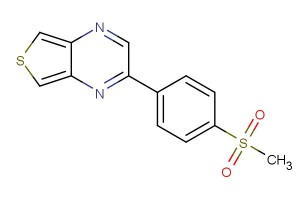 2-(4-(methylsulfonyl)phenyl)thieno[3,4-b]pyrazine