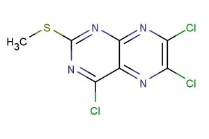 4,6,7-trichloro-2-(methylthio)pteridine