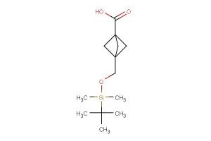 3-(((tert-butyldimethylsilyl)oxy)methyl)bicyclo[1.1.1]pentane-1-carboxylic acid