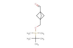 3-(((tert-butyldimethylsilyl)oxy)methyl)bicyclo[1.1.1]pentane-1-carbaldehyde