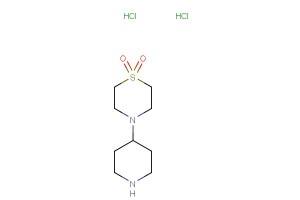 4-(piperidin-4-yl)thiomorpholine 1,1-dioxide dihydrochloride